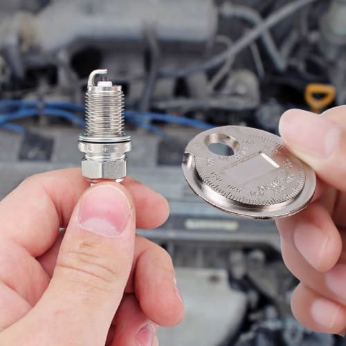 Spark Plug Gap Tool | Spark Plug Feeler Gauge, Coin-Type Spark Plug Thickness Gauge, Spark Plug Tester, 0.6-2.2.4mm Spark Plug Gap Gauge, Spark Plug G