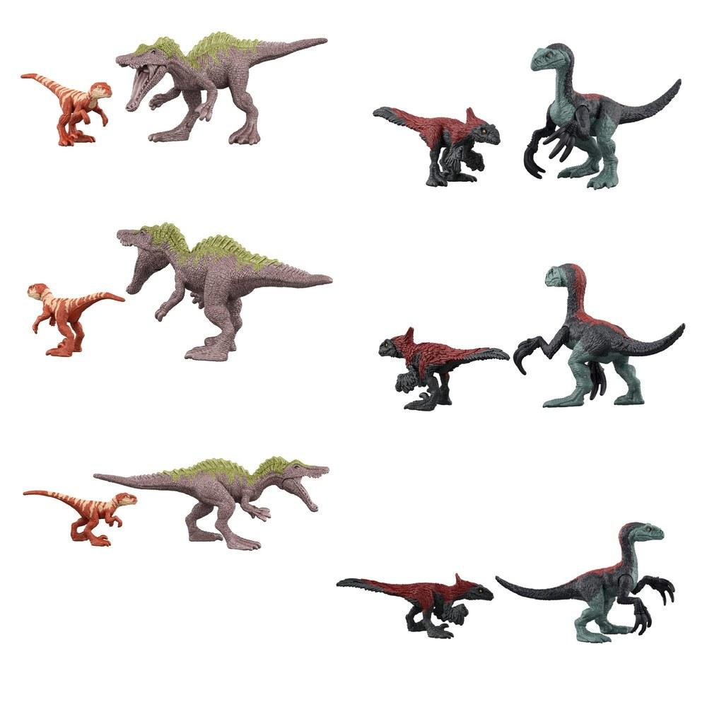 Mattel Jurassic World Dominion Mini Figure Box Assortment Second Edition Toys for Ages 3 and Up 986BSET-GWP38