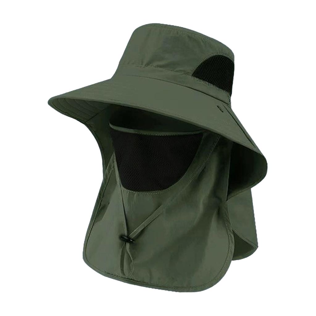 Sun Protection Hat with Neck Cover Cool Beach Hat Travel Brim Summer UV Hats for Summer Beach Fishing Hiking