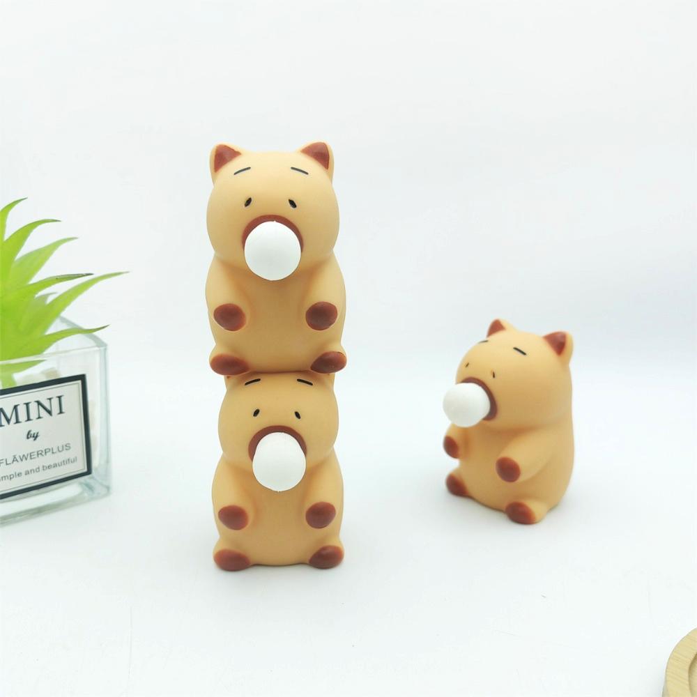 MIni Capybara Squeeze Toy Funny Cute Decompression Doll Release Anxiety Toy Unique Gifts