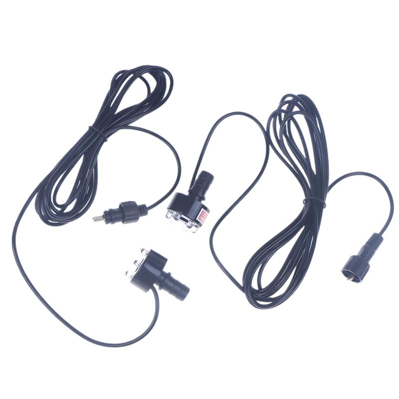 1 шт. Подводное 6-светодиодное кольцо для фонтана, пруда с рыбами, водного сада, адаптер переменного тока, теплый белый/белый, украшение для фонтана