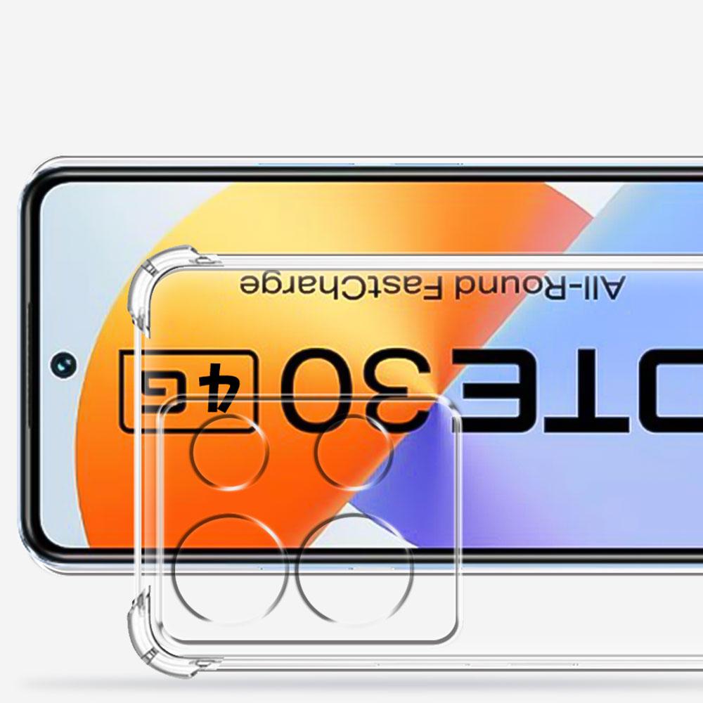 For Infinix Note 30 4G Case Clear Shockproof Soft Silicone Phone Cases For Infinix Note 30i Coque For Infinix Note 30 Pro Fundas