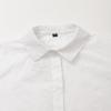 Fashion Style 2024 Summer New Women's Clothing Elegant White Short Sleeve Stand Collar Embroidery Short Shirt 3564115