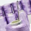 Aqua Blue Spool Оверлочная ручная машина Полиэстеровые конусы Serger 400 Mtr