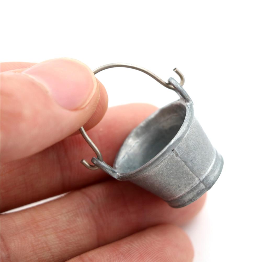 Ведро для воды 1:12 Фея Домашняя Кухня Игра Притворство Кукла Кукольный Домик Миниатюрное Ведро Классическая Игрушечная Мебель Игрушки Подарки