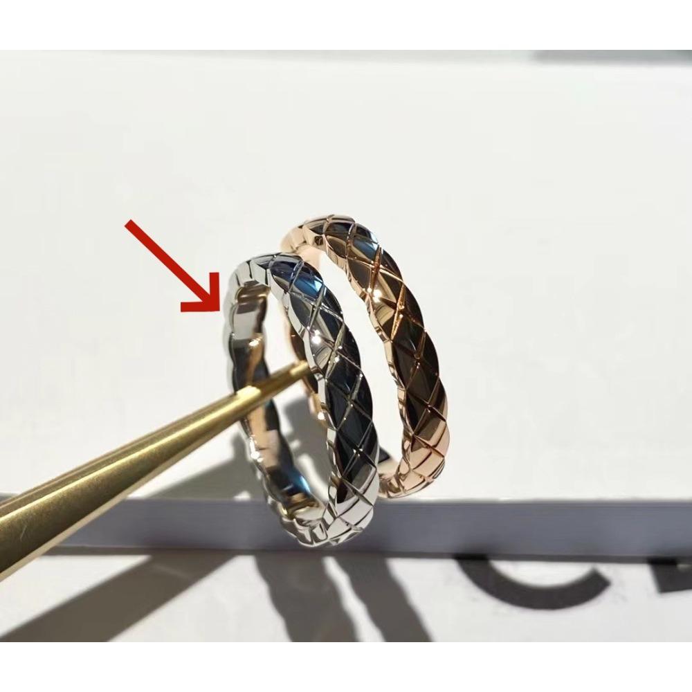 Кольцо из стерлингового серебра 925 пробы, версия High, ромбовидное, с покрытием из 18-каратного золота, кольцо «Маленький аромат», гладкое, с полным бриллиантом, кольцо Seiko