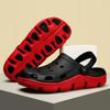Couples Beach Hole Shoes Men's Women Clogs Lightweight Outdoor Antiskid Slippers Soft Sole EVA Slippers Street Sandals Footwear