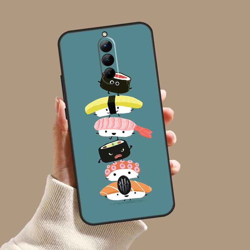 Чехол для телефона ZTE Nubia Red Magic 10 10S 9S 8S 8 9 11 Pro Plus 6 7 6S 7S Pro 5G 6R 10 Air с рисунком суши