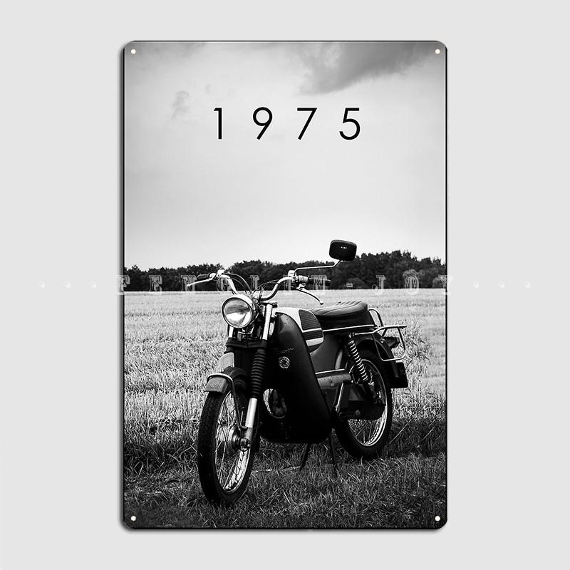 Kreidler Florett 1975 Poster Metal Plaque Club Party Pub Garage Designing Garage Decoration Tin Sign Poster