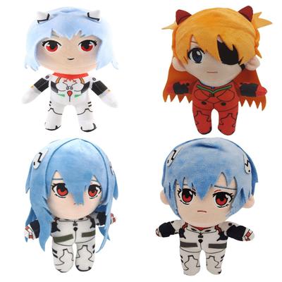 Ayanami Rei Plush Asuka Langley Soryu Rei Plush Stuffed Ray Японское аниме Kawaii Милые мультяшные игрушки Куклы Кровать Подарок