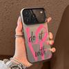 Чехол для телефона Love Art для iPhone 17 16 15 14 13 12 11 Pro Max Air Матовый Лазерный Аврора Ударопрочный Funda