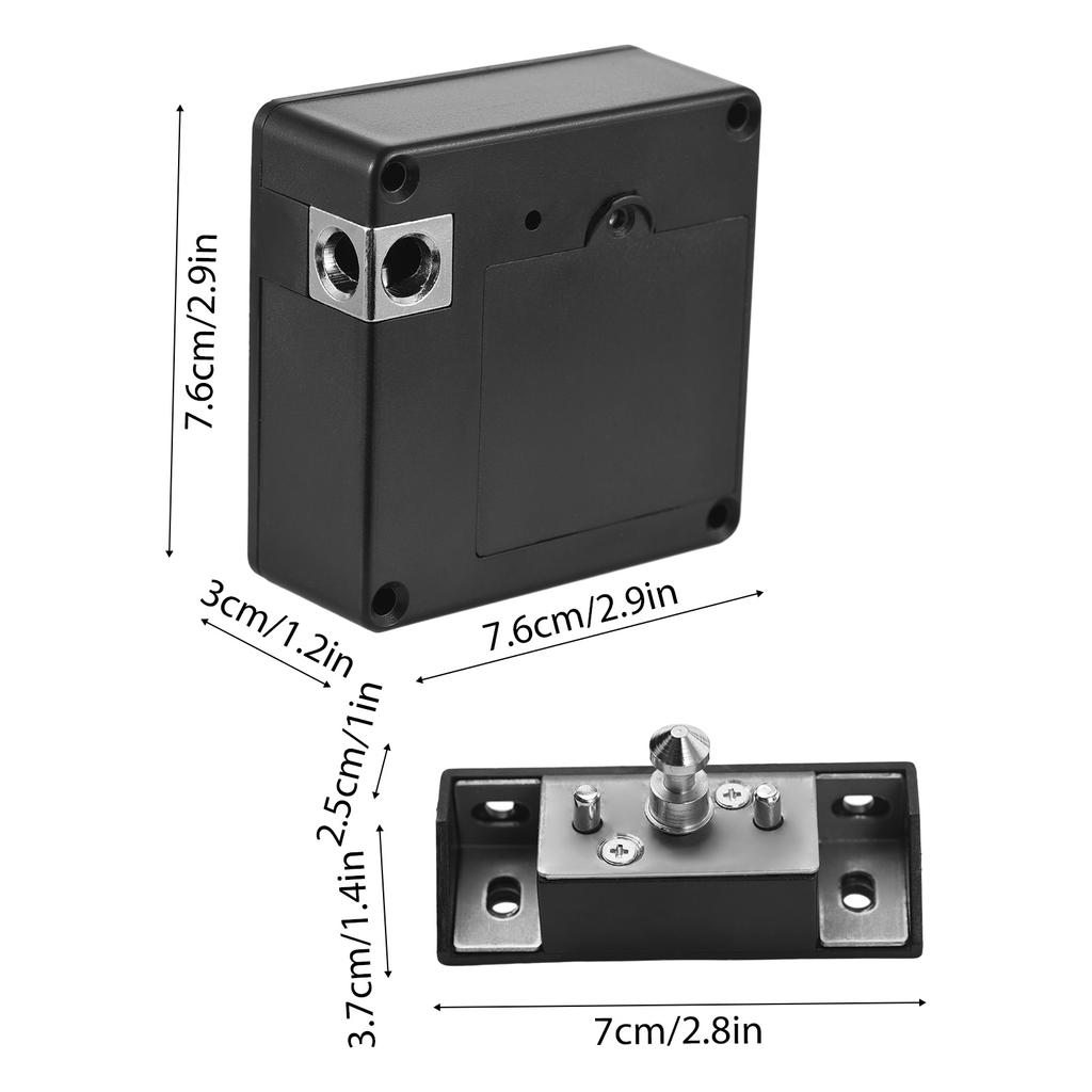 RFID-замок Умный замок для шкафа Универсальный невидимый замок без ключа Программируемый RFID-замок для замены