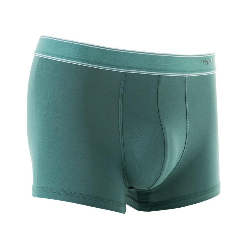 Nanjiren Men's Breathable Comfortable Boxer Briefs 2-Pack