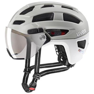 Велошлем uvex finale visor со светодиодом CE сделано в размере см легкий, сертифицированный, Германия, 52-57