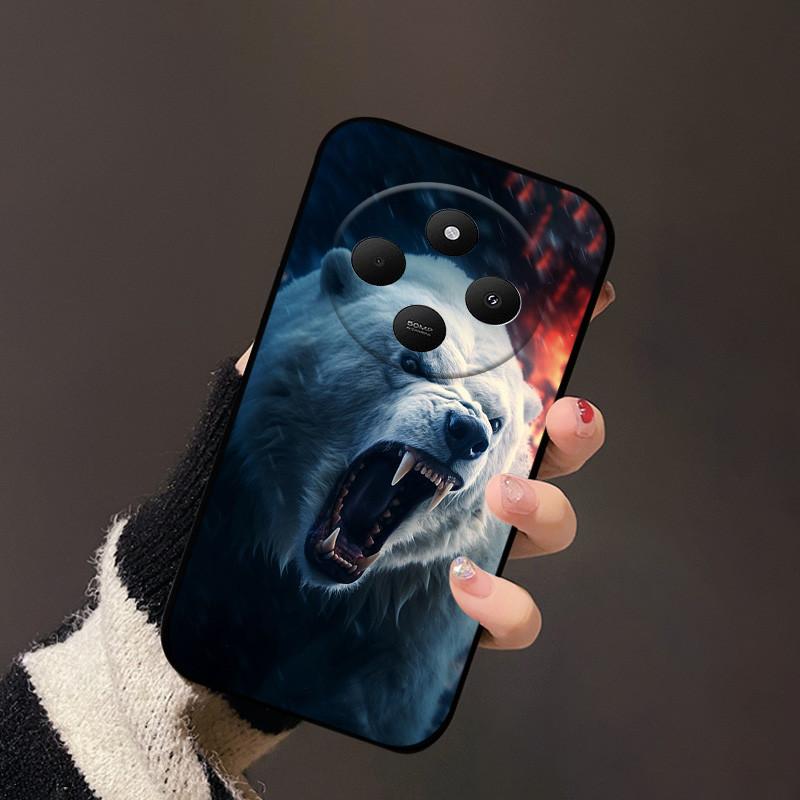 Для Redmi 14C 4G Мягкий Чехол 14R Стильный Мультяшный Расписной ТПУ Силиконовый Чехол для Телефона Для Xiaomi Poco C75 4G 5G Ударопрочный Coque Чехлы