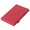 Game Card Case Aluminum Alloy 6 Slots Ultrathin Portable Game Cartridge Holder for Switch Game Cards Storage Cards Red
