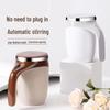 "Stainless Steel Magnetic Stirring Coffee Mug - Automatic, Rechargeable, & Convenient"