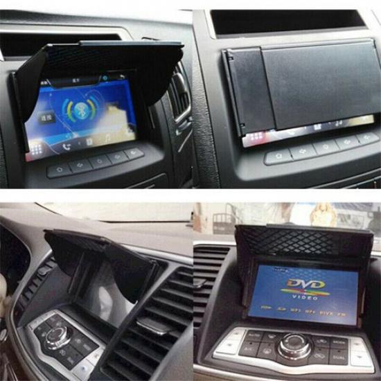 7/9/10 Inch Adjustable Car Screen Visor Sun Shade Radio GPS DVD MP5 Player Cover