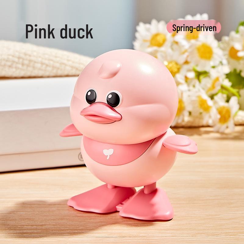 Заводная игрушка-цыпленок для детей 1-2 лет - имитирует бег и ползание.