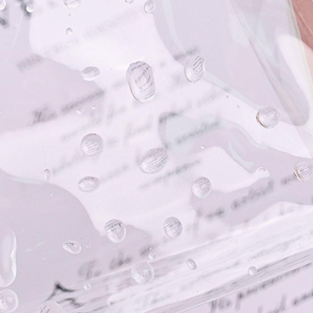 With Zipper Pencil Bag PVC Storage Bag Office School Supplies Triangular Pencil Case Student