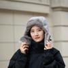 Cold Resistant Warm Scarf Face Mask Solid Color Lei Feng Hat 4-in-1 Winter Cycling Hat  Women