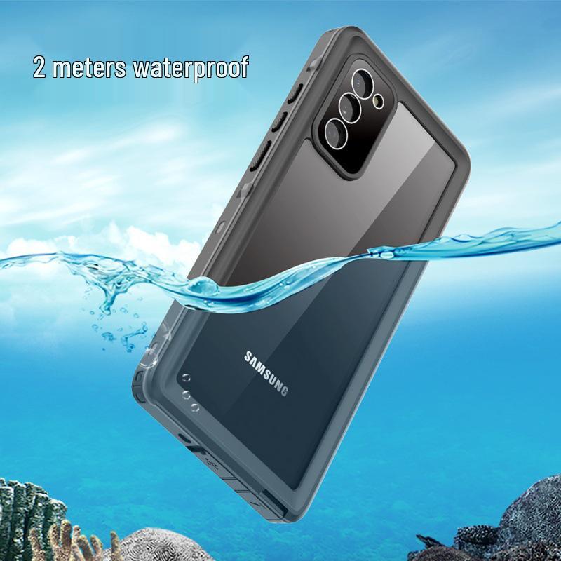 Водонепроницаемый чехол Red Pepper для Samsung Note20 – Для улицы, Ударопрочный, Прозрачный, Полная защита для плавания и езды на велосипеде