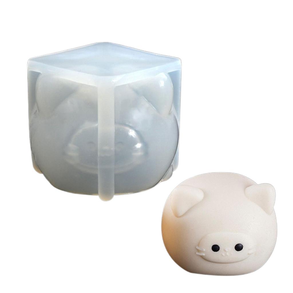 Формы для пудингов в виде животных из пищевого силикона, идеально подходящие для приготовления шоколадной помадки и декоративной выпечки