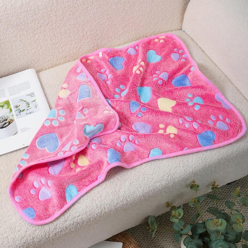 Коврики и одеяла для домашних животных: Толстый коралловый флис для собак и кошек