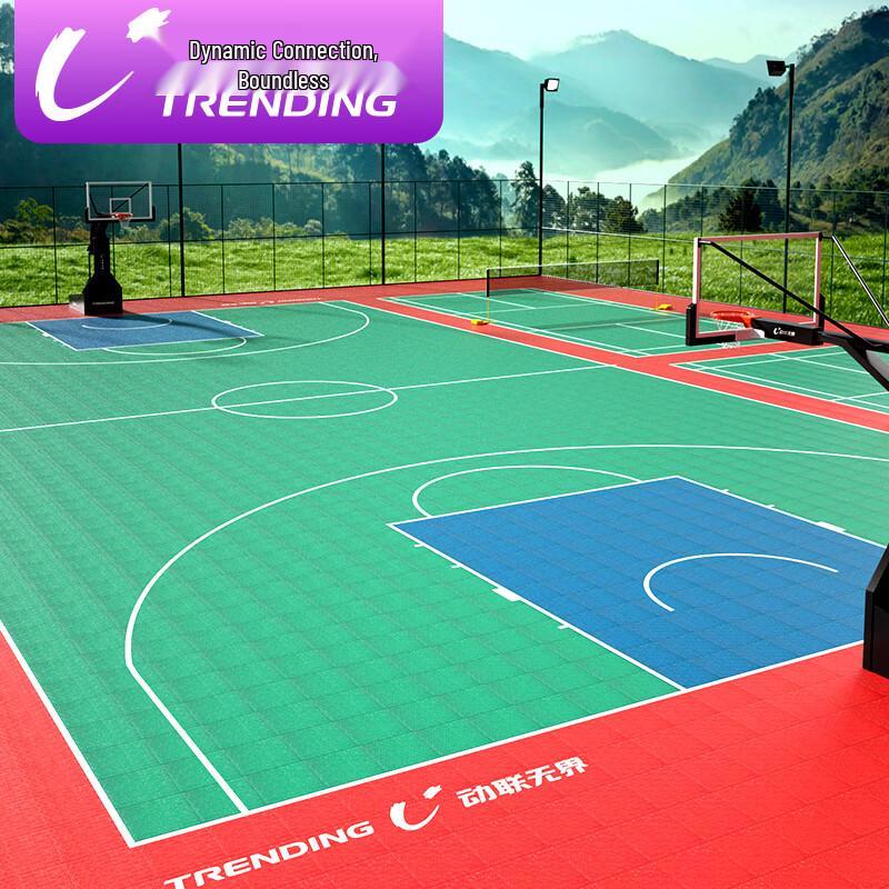 Suspended Modular Outdoor Multi-Sport Flooring Tiles