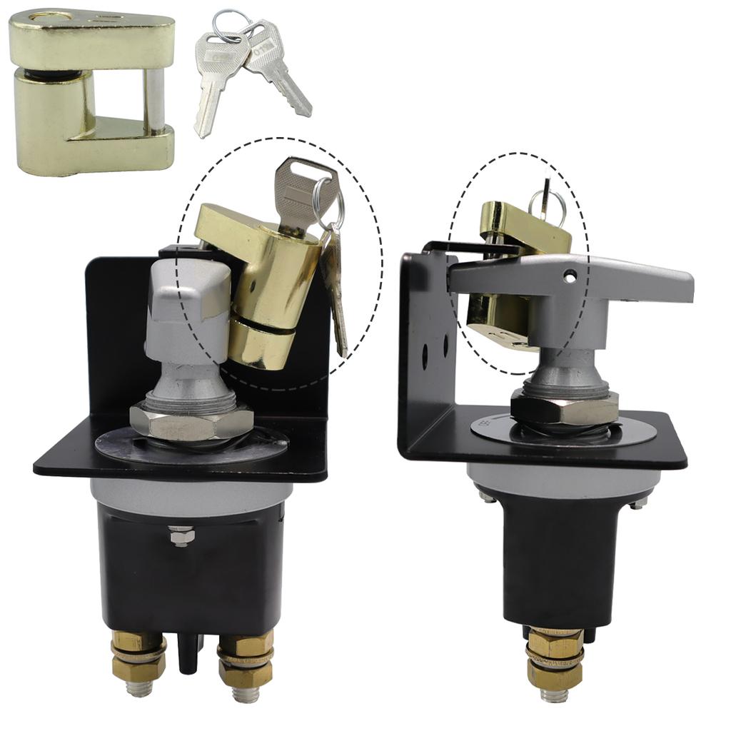 1500A Heavy Duty Battery Switch Battery Fixed Handle Isolator with Lock-Out Plate Fits Polarity Negative for Autos Cars Boat RV