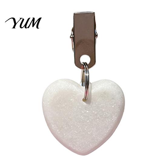 Party Tablecloth Weight Love Heart Marble Weight, Table Cover with Metal Weights Clip, Outdoor Picnic Dinner Tablecover Pendant Stone Wedding