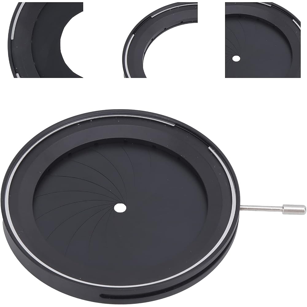 Lens aperture, optical aperture, adjustable microscope lens, electronic components