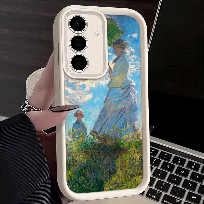 Чехол для телефона для Samsung Galaxy A17 A16 A15 A14 A13 Масляная живопись Клода Моне A56 A36 A26 A55 A35 A25 A54 A34 A24 A53 A33 A23 A07