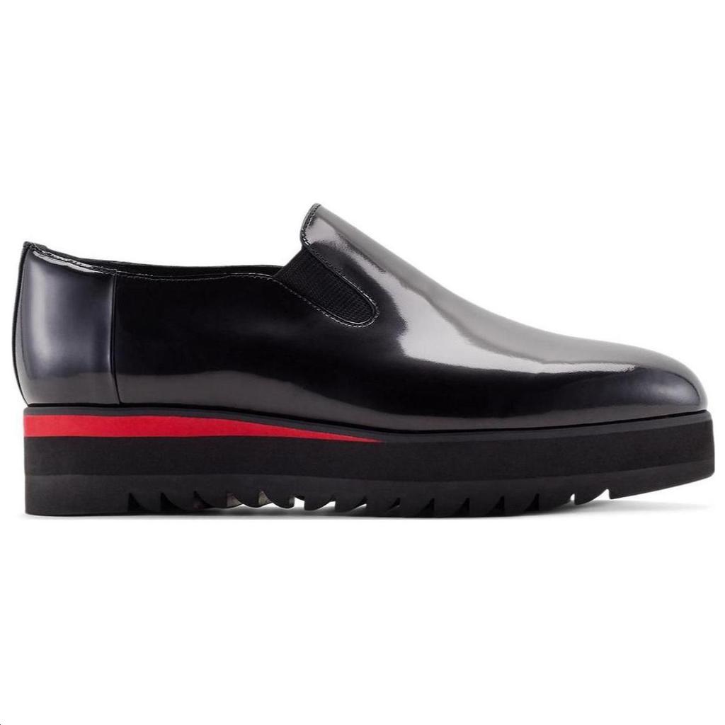 (WMNS) Onitsuka Tiger Slip-on 'Black Red' Women's 1182A291-004