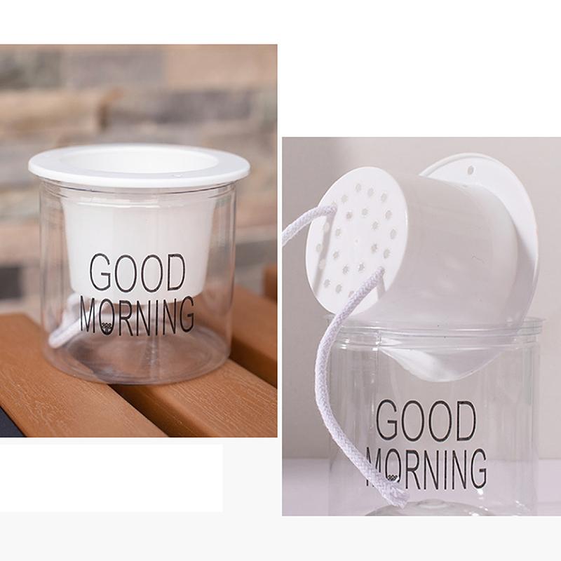 Transparent Flower Pot Self-Watering Plant Flower Pot Home Garden Decoration