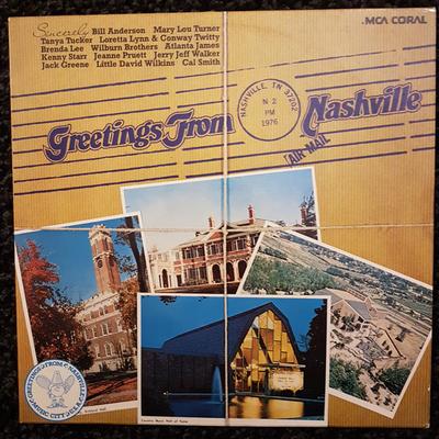 Виниловая пластинка РАЗЛИЧНЫЕ - Greetings From Nashville 622468 MCA Coral 1976 Германия Фолк Б/у