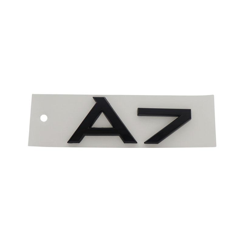 3D Premium A1 A2 A3 A4 A5 A6 A7 A8 Letters for Car Styling Accessories Car Engine Hood Fender Trunk Tail Rear Decal Emblem Badge Sticker