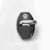 VW Valve Stems Caps 4Pcs Car Door Lock Protective Cover Stickers Auto Accessories For Volkswagen VW RLine R Golf Amarok T5 Phaeton