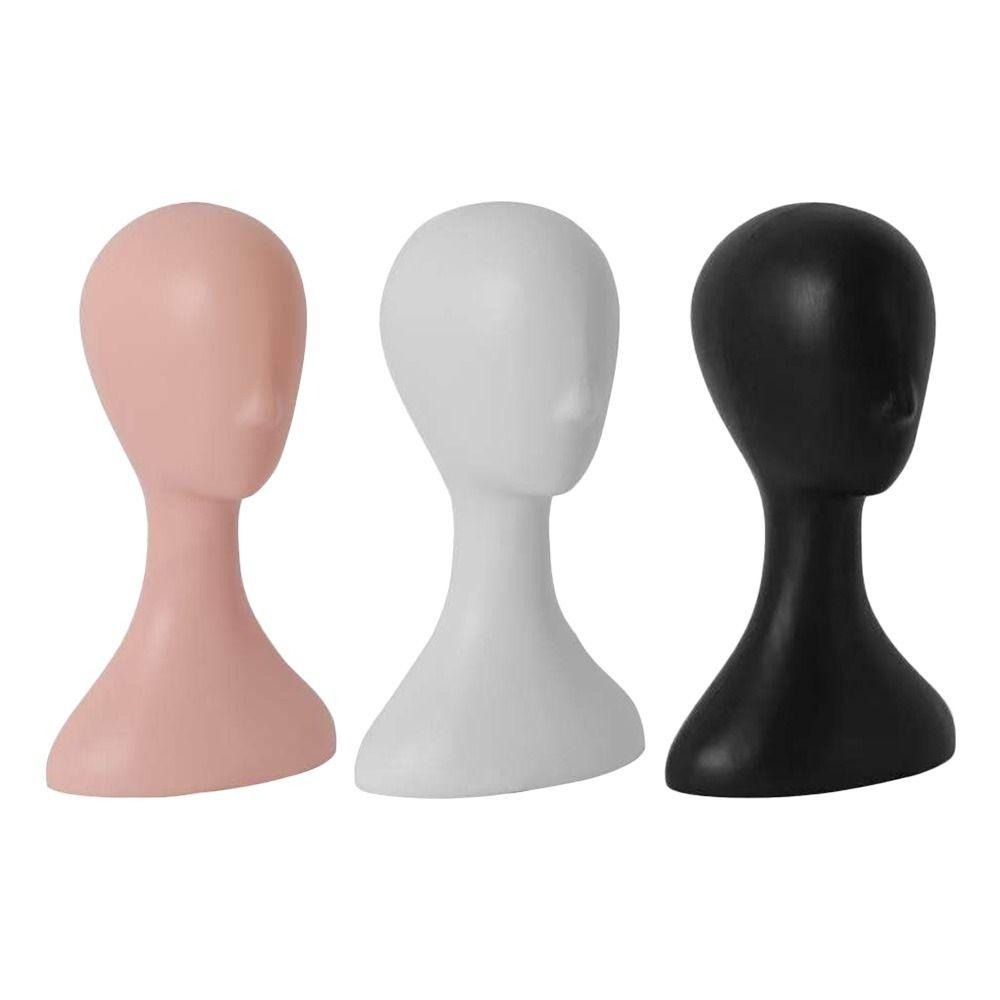Wide Home Living Glasses Hat Display Stand Women's Model Wig Holder Head Model Plastic Mannequin