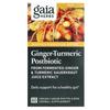 Gaia Herbs, Ginger-Turmeric Postbiotic, Vegan Liquid Phyto-Caps, 60 Tablets