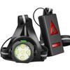 Rechargeable Night Running Light 3 Modes Outdoor Exercise Light LED Cycling Chest Light  Camping