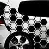 Автомобильная графика Наклейка Креативная Соты Стиль Сторонняя наклейка на авто Декор Авто Тюнинг Водонепроницаемая Модификация Соты DIY Наклейки