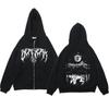 Anime Berserk Guts Hoodie Streetwear Skull Knight Zipper Hoodies Fleece Harajuku Casual Coats Oversized Sweatshirts Y2K Clothes