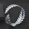 Leaf Shape Upper Arm Bracelet Metal Coil Swirl Spiral Shape Armband Cuff Opening Adjustable Arm Bangle Armlet Jewelry Gift