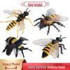 Игрушки-модели животных и насекомых для детей: Фигурки Осы, Лошади, Пчелы, Жука для Декора Сцены