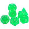 Polyhedral Dice Se Candy Color DND Dice for Transparency D4-D20 Multi Sides Dice for Board Game