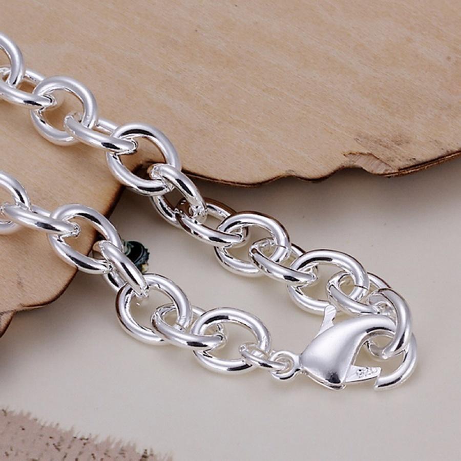 Fashion Chain Men Women Silver Color Jewelry High Quality Bracelet Factory Price