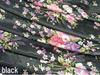 Floral Satin Print Cheongsam Pajamas with Ribbon Headdress and Lantern Kimono Quilt Fabric