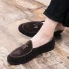 Мужская обувь весна лето новая повседневная обувь мода set foot loafers тренд мужские маленькие кожаные loafers обувь H570