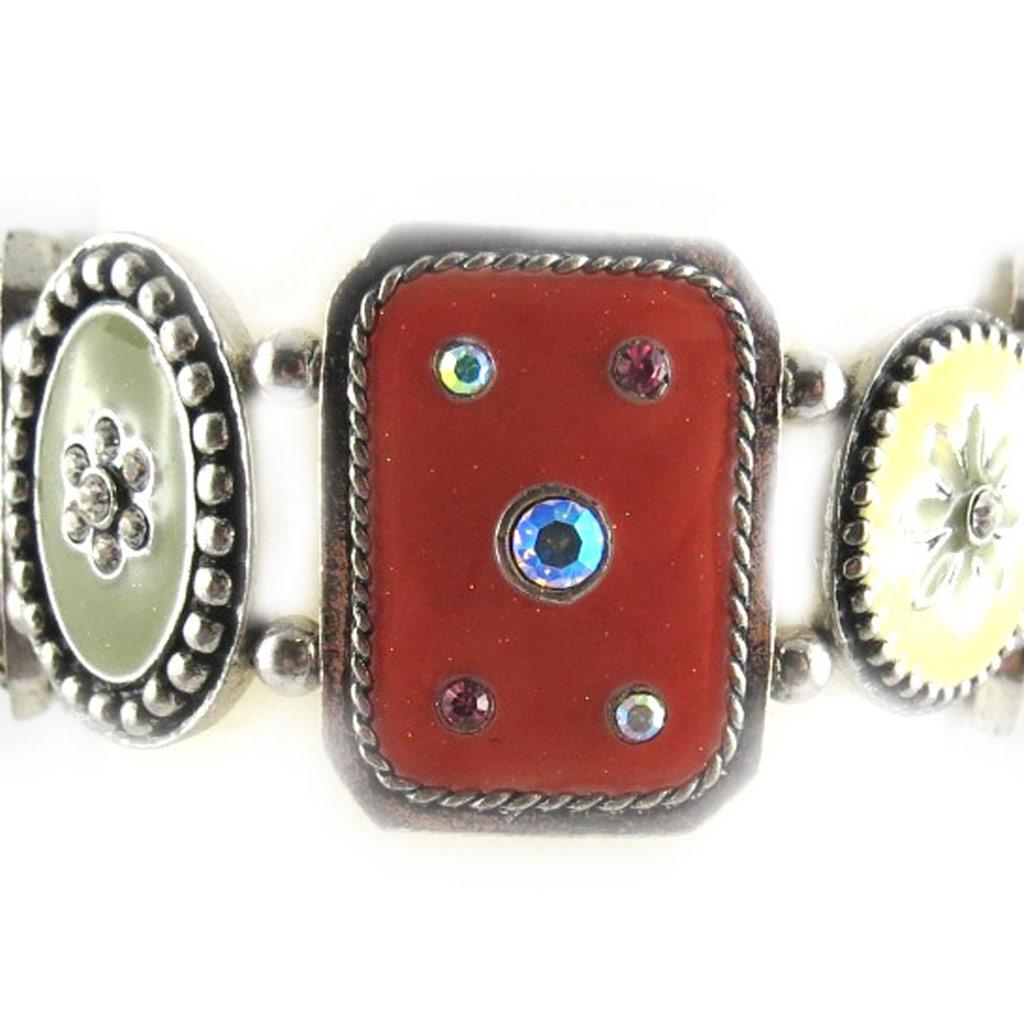 Les Trésors De Lily [E6642] - Дизайнерский браслет «Оксана» персиково-серый